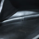 BALLY Quilted Chain Shoulder Bag Leather Black Gold Auth BA5432-17