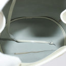 Salvatore Ferragamo Gancini Backpack Patent leather White Auth BA5435-18