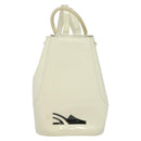Salvatore Ferragamo Gancini Backpack Patent leather White Auth BA5435-2
