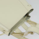 Salvatore Ferragamo Gancini Backpack Patent leather White Auth BA5435-6
