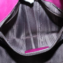 Salvatore Ferragamo Gancini Hand Bag Leather 2way Purple Gold Auth BA5444-22