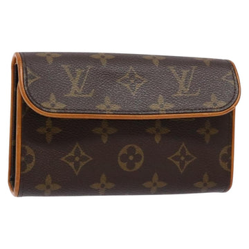 LOUIS VUITTON Monogram Pochette Florentine Waist bag M51855 LV Auth BA5449