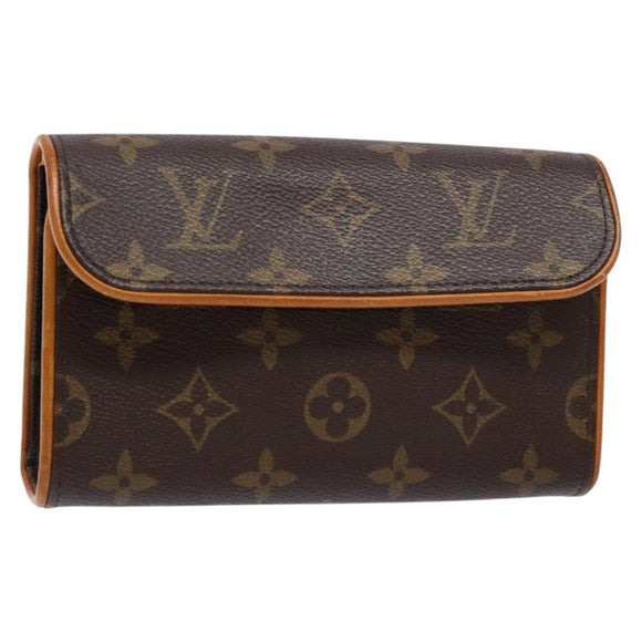 LOUIS VUITTON Monogram Pochette Florentine Waist bag M51855 LV Auth BA5449