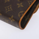 LOUIS VUITTON Monogram Pochette Florentine Waist bag M51855 LV Auth BA5449-15