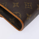 LOUIS VUITTON Monogram Pochette Florentine Waist bag M51855 LV Auth BA5449-16