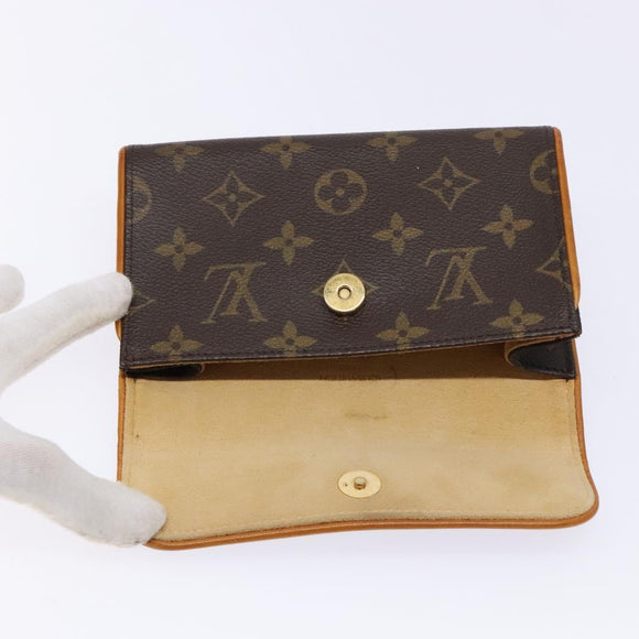 LOUIS VUITTON Monogram Pochette Florentine Waist bag M51855 LV Auth BA5449