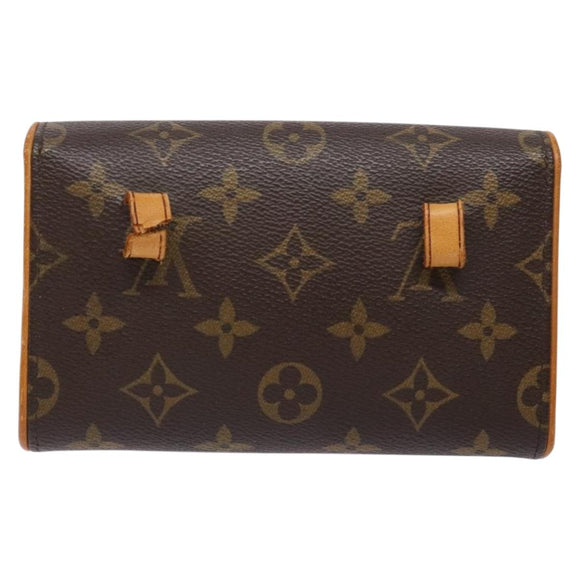 LOUIS VUITTON Monogram Pochette Florentine Waist bag M51855 LV Auth BA5449