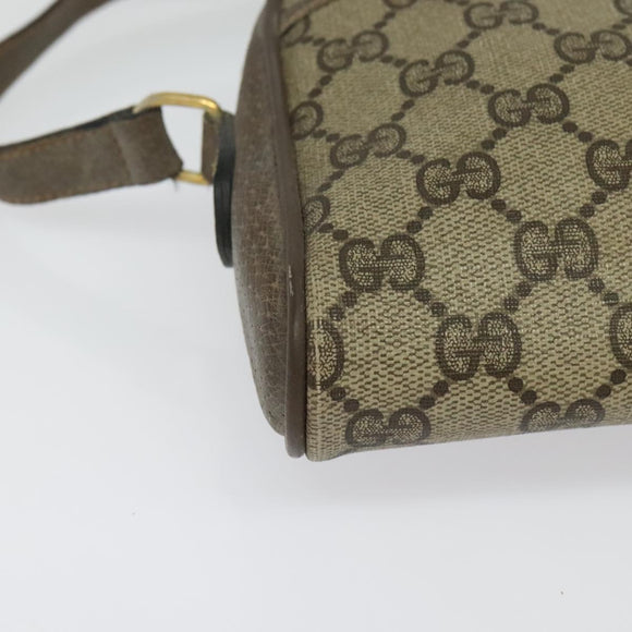 GUCCI GG Supreme Web Sherry Line Bag PVC Beige Red Green 89 02 055 Auth BA5454