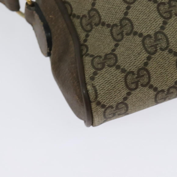 GUCCI GG Supreme Web Sherry Line Bag PVC Beige Red Green 89 02 055 Auth BA5454