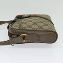 GUCCI GG Supreme Web Sherry Line Bag PVC Beige Red Green 89 02 055 Auth BA5454-3