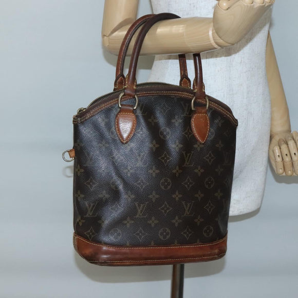 LOUIS VUITTON Monogram Lockit Hand Bag M40102 LV Auth BA5458
