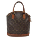 LOUIS VUITTON Monogram Lockit Hand Bag M40102 LV Auth BA5458-2