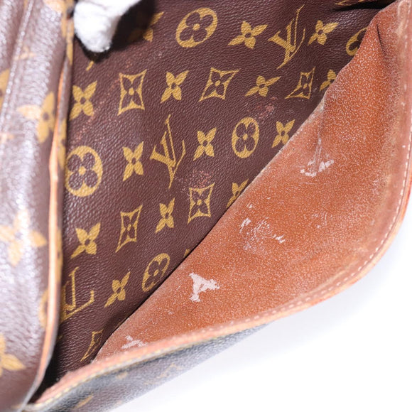 LOUIS VUITTON Monogram Compiegne 28 Clutch Bag M51845 LV Auth BA5459