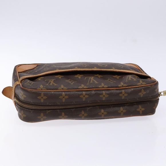 LOUIS VUITTON Monogram Compiegne 28 Clutch Bag M51845 LV Auth BA5459