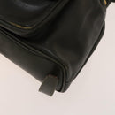 GUCCI Bamboo Backpack Leather Outlet Khaki Gold 003 3444 0030 Auth BA5469-9