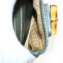 GUCCI Bamboo Backpack Leather Outlet Khaki Gold 003 3444 0030 Auth BA5469-25