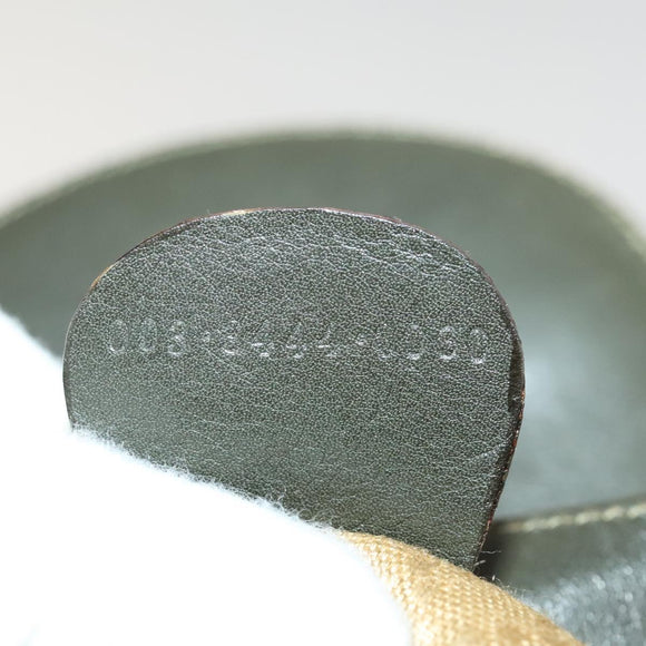 GUCCI Bamboo Backpack Leather Outlet Khaki Gold 003 3444 0030 Auth BA5469