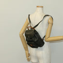 GUCCI Bamboo Backpack Leather Outlet Khaki Gold 003 3444 0030 Auth BA5469-26