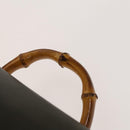 GUCCI Bamboo Backpack Leather Outlet Khaki Gold 003 3444 0030 Auth BA5469-14