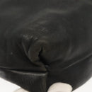 LOEWE Anagram Shoulder Bag Leather Black Auth BA5470-15