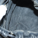 LOEWE Anagram Shoulder Bag Leather Black Auth BA5470-12