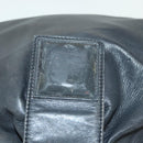 LOEWE Anagram Shoulder Bag Leather Black Auth BA5470-7