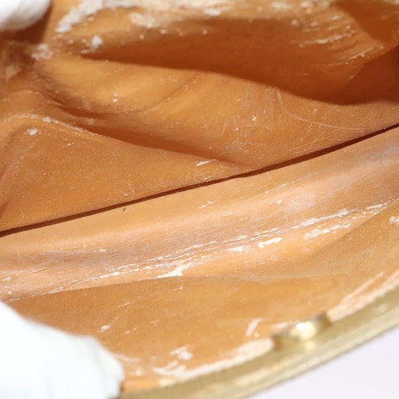 GUCCI Bamboo Hand Bag Suede Leather Green Gold 002 853 0260 Auth BA5474