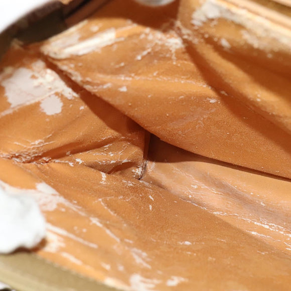 GUCCI Bamboo Hand Bag Suede Leather Green Gold 002 853 0260 Auth BA5474