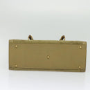 GUCCI Bamboo Hand Bag Suede Leather Green Gold 002 853 0260 Auth BA5474-5
