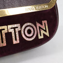 LOUIS VUITTON 2011S/S Avant Garde Pochette Bag Leather M97092 LV Auth BA5478V-16