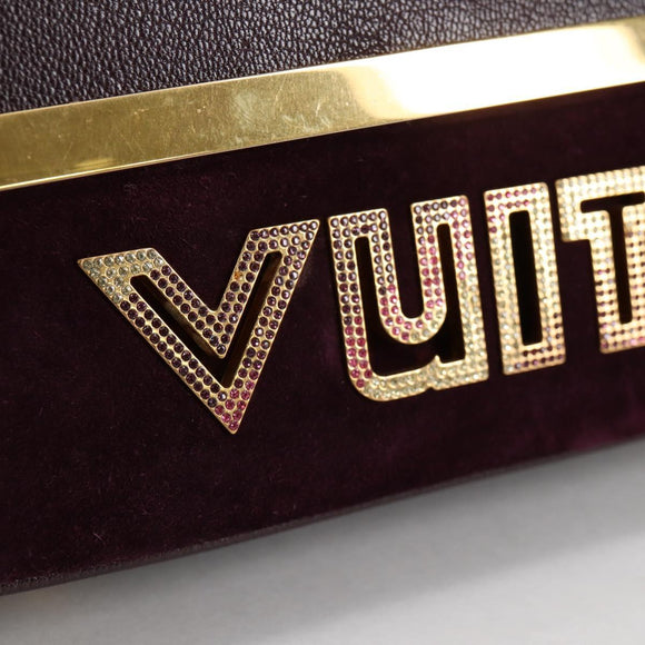 LOUIS VUITTON 2011S/S Avant Garde Pochette Bag Leather M97092 LV Auth BA5478V