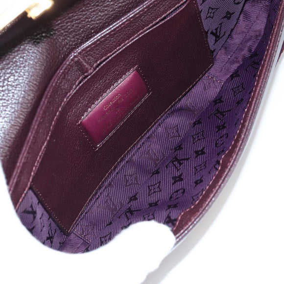 LOUIS VUITTON 2011S/S Avant Garde Pochette Bag Leather M97092 LV Auth BA5478V