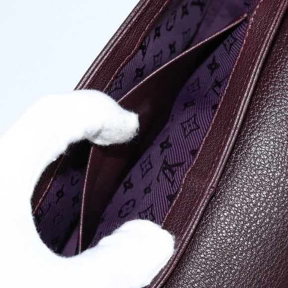 LOUIS VUITTON 2011S/S Avant Garde Pochette Bag Leather M97092 LV Auth BA5478V