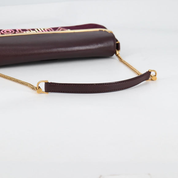 LOUIS VUITTON 2011S/S Avant Garde Pochette Bag Leather M97092 LV Auth BA5478V