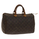 LOUIS VUITTON Monogram Speedy 35 Hand Bag Vintage M41524 LV Auth BA5479-1