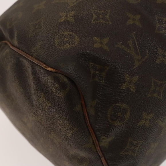 LOUIS VUITTON Monogram Speedy 35 Hand Bag Vintage M41524 LV Auth BA5479