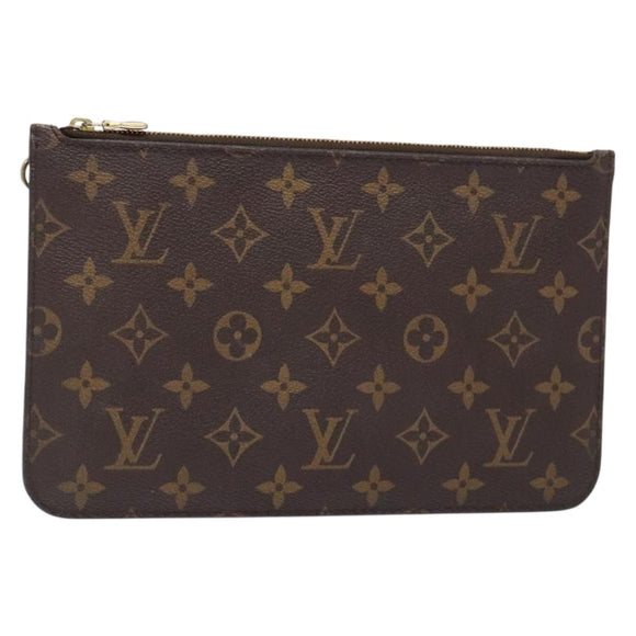 LOUIS VUITTON Monogram Neverfull MM Pouch Accessory Pouch LV Auth BA5482