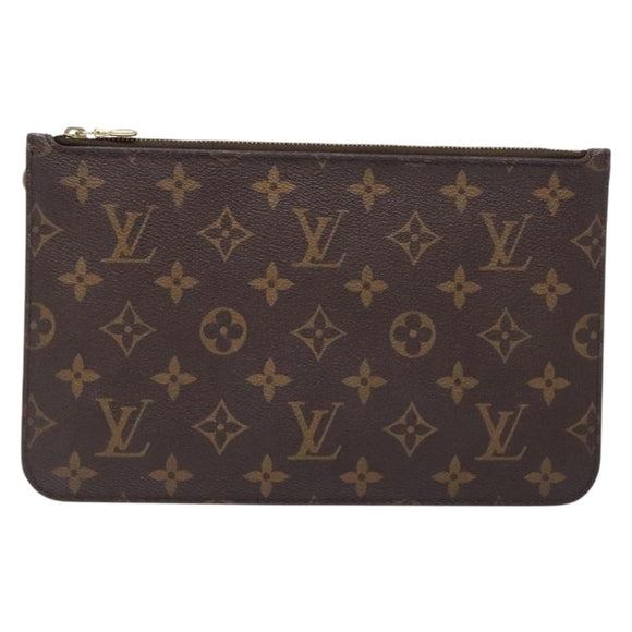 LOUIS VUITTON Monogram Neverfull MM Pouch Accessory Pouch LV Auth BA5482