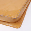 LOUIS VUITTON Vernis Motto Accessory Pouch Marshmallow Pink M91312 Auth BA5484-15