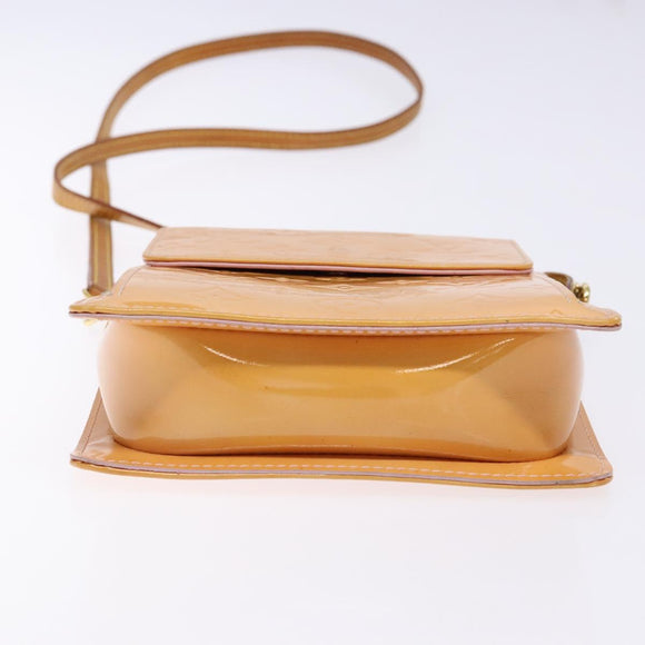 LOUIS VUITTON Vernis Motto Accessory Pouch Marshmallow Pink M91312 Auth BA5484