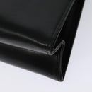 Salvatore Ferragamo Chain Shoulder Bag Leather Black Gold Auth BA5489-16