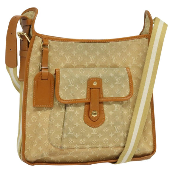 LOUIS VUITTON Monogram Mini Buzas Marie Kate Bag Beige M92323 LV Auth BA549