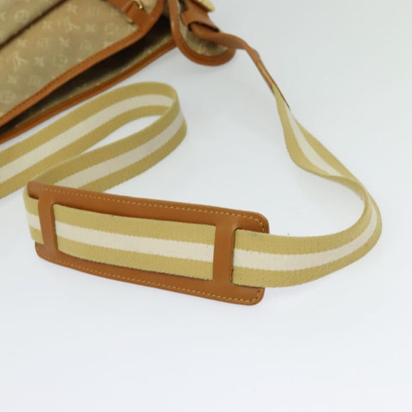 LOUIS VUITTON Monogram Mini Buzas Marie Kate Bag Beige M92323 LV Auth BA549