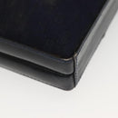 GUCCI Micro GG Canvas Shoulder Bag Vintage Navy Gold Auth BA5490-9