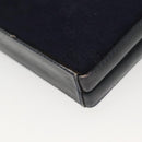 GUCCI Micro GG Canvas Shoulder Bag Vintage Navy Gold Auth BA5490-16