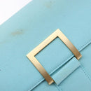 SAINT LAURENT Shoulder Bag Canvas Light Blue Auth BA5491-9