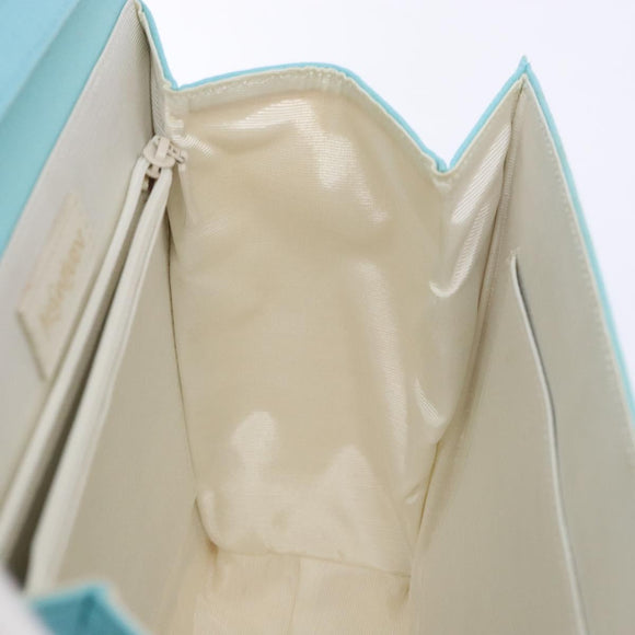 SAINT LAURENT Shoulder Bag Canvas Light Blue Auth BA5491