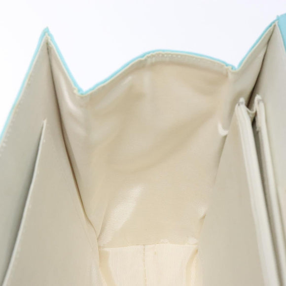 SAINT LAURENT Shoulder Bag Canvas Light Blue Auth BA5491