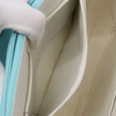 SAINT LAURENT Shoulder Bag Canvas Light Blue Auth BA5491-21