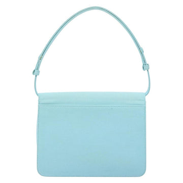 SAINT LAURENT Shoulder Bag Canvas Light Blue Auth BA5491 - 0